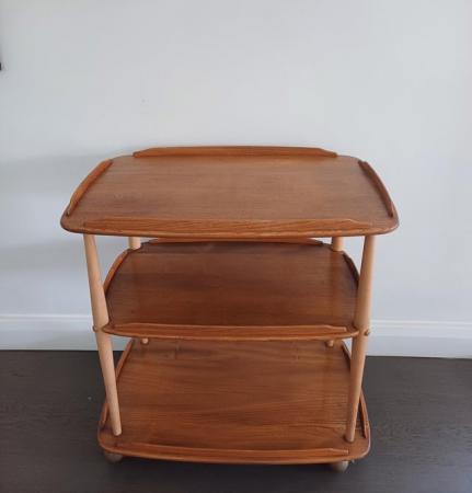 Image 1 of Ercol drinks trolley In excellent condition