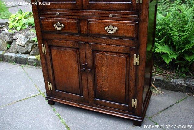 Image 55 of A TITCHMARSH AND GOODWIN OAK WINE CUPBOARD DRINKS CABINET