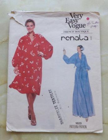 Image 1 of Vouge Dress Pattern 1823 - Size 10 - Used once