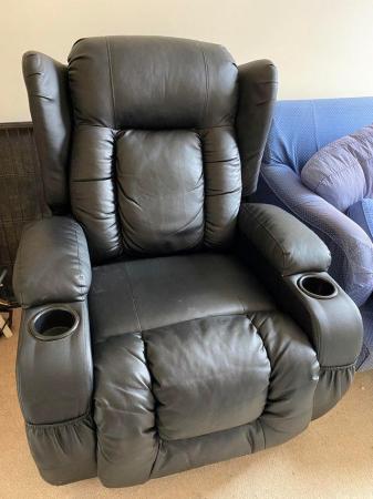 Image 2 of Plug in recliner massage chair