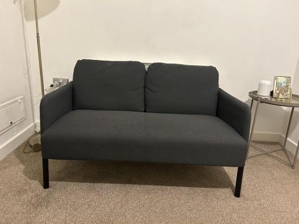 Image 2 of IKEA Grey Sofa For Sale