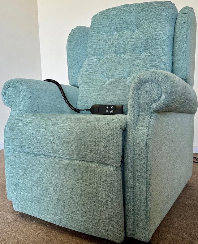 Preview of the first image of LUXURY ELECTRIC RISER RECLINER DUAL MOTOR CHAIR CAN DELIVER.