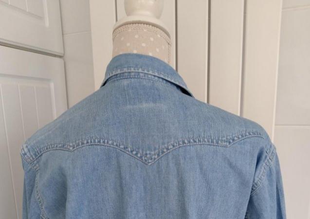 Image 10 of A (Reject) Levi Strauss Denim Shirt Size Small.