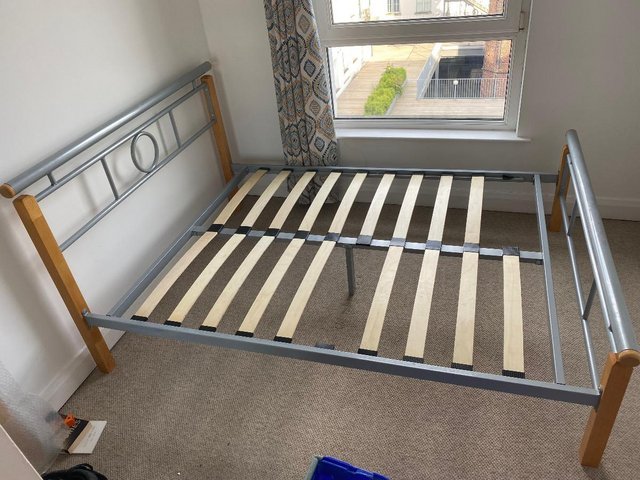 Preview of the first image of Double bed frame in great condition.