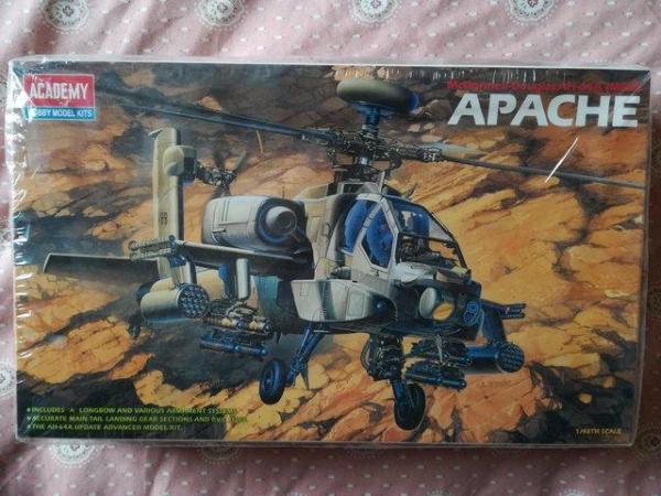 Image 1 of Academy apache helicopter scale 1.48