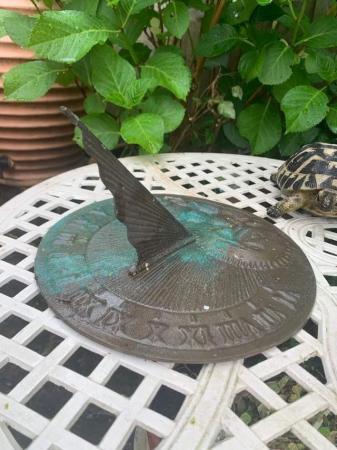 Image 1 of Nice old weathered colour sundial