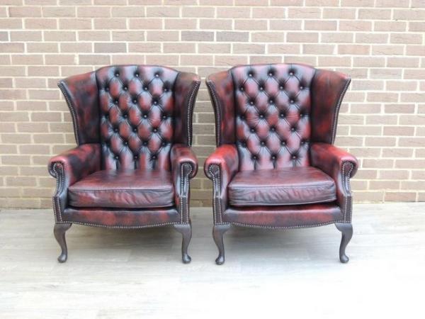 Image 7 of Chesterfield Vintage 3 piece Suite (UK Delivery)