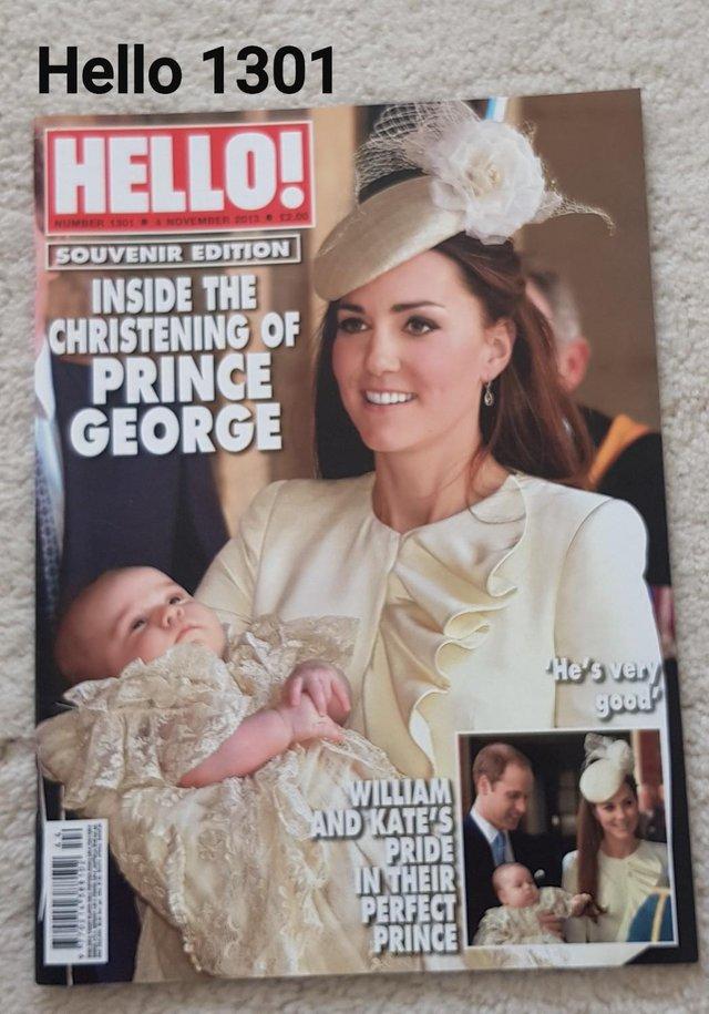 Preview of the first image of Hello Magazine 1301 - Christening of Prince George.