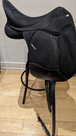 Image 2 of Wintec adjustable dressage saddle - straps need replacing