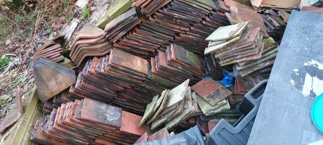 Image 1 of Old roof tiles various shapes