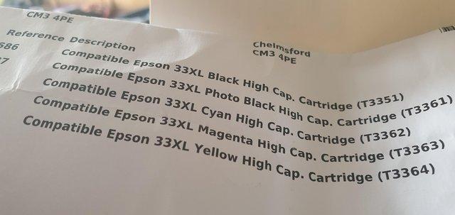 Image 1 of Epson compatible 33xl multipack