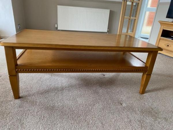 Image 2 of Solid Wood Pine Coffee Table