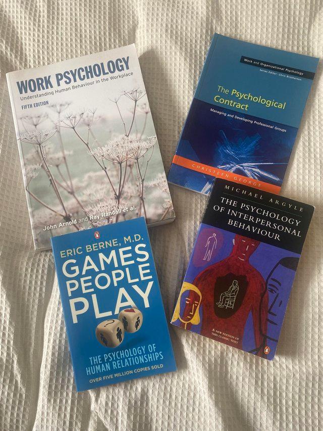 Preview of the first image of COLLECTION ONLY: Work Psychology Books.
