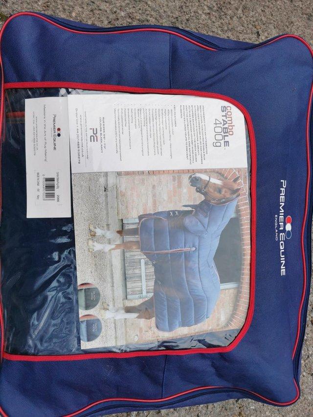 Preview of the first image of Premier equine combo stable rug 400g 6 foot 6 almost new.