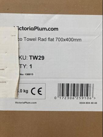 Image 3 of Flat Eco Towel Radiator - 700 x 400 mm