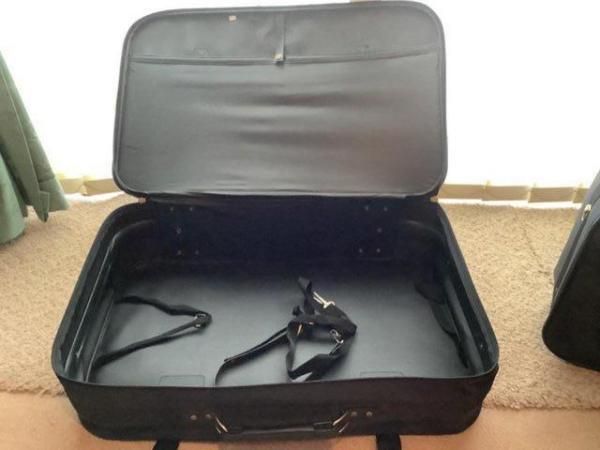Image 2 of Nest of three suitcases - black