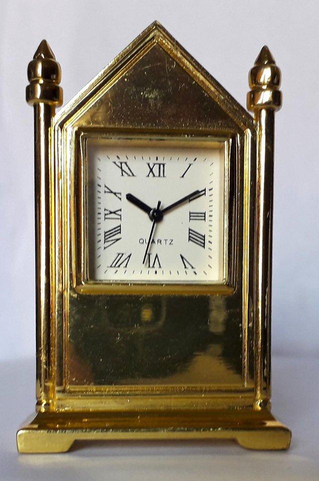 Preview of the first image of MINIATURE NOVELTY CLOCK - GRANDMOTHER CLOCK.