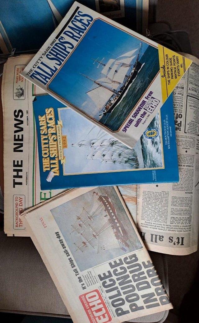 Preview of the first image of Souvenirs of Tall Ships race 1982.