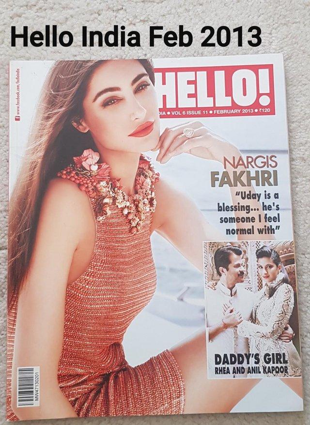 Preview of the first image of Hello! India February 2013 - Nargis Fakhri.