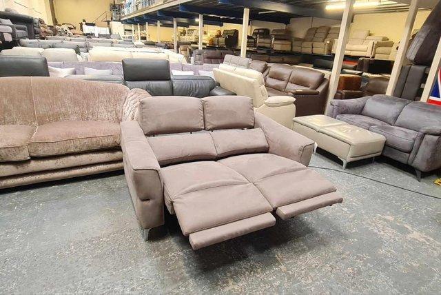 Image 12 of Dakota toronto charcoal fabric recliner 2 seater sofa