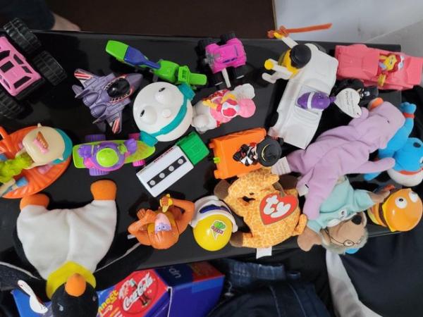 Image 2 of Pre-loved variety of small toys inc McD's, cars, bike,  Ty,