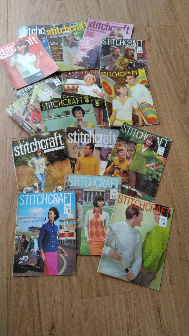 Preview of the first image of Assorted vintage Stitchcraft magazines.