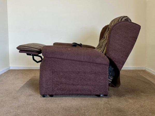 Image 12 of LUXURY ELECTRIC RISER RECLINER PURPLE CHAIR ~ CAN DELIVER