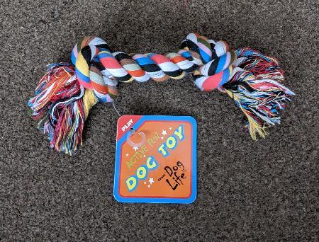 Preview of the first image of Brand New Small Multicoloured Dog Chew Rope.