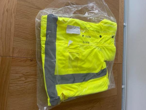 Image 3 of Fluorescent Work / Security Jacket Size Medium and Large