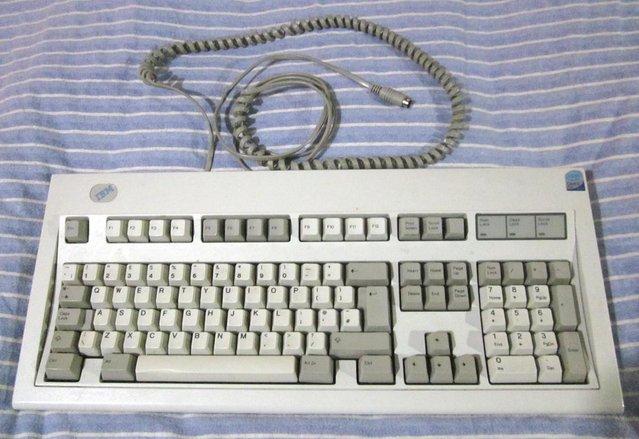 Preview of the first image of IBM Model M keyboard (1391406) buckling spring key design.