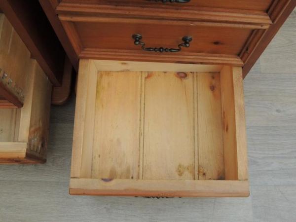 Image 9 of Pair of Welsh Pine Bedside Tables - very strong (UK Delivery