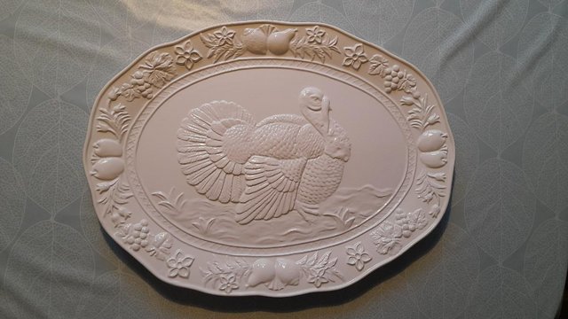 Image 1 of Large oval carving/serving platter