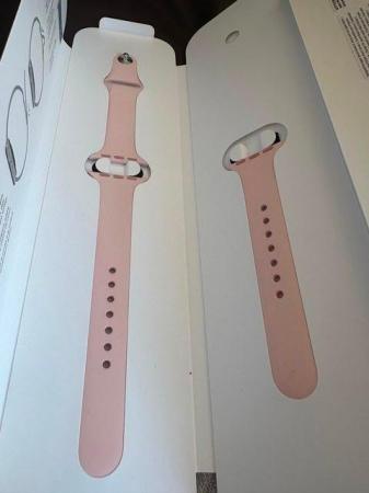 Image 2 of Apple watch band in pink sand. Brand new.
