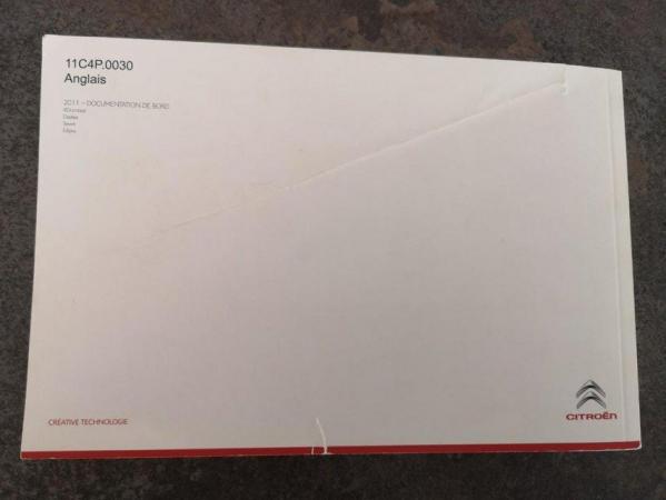 Image 2 of Citroen C4 Picasso/ Grand Picasso 2011 owners book + wallet.