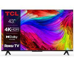 Preview of the first image of TCL ROKU 43" SMART TV-4K-ULTRA HDR LED TV-FREEVIEW-NEW**.