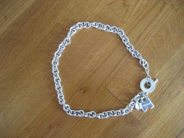 Image 3 of Tiffany & Co Chain Necklace with a Dog Pendant