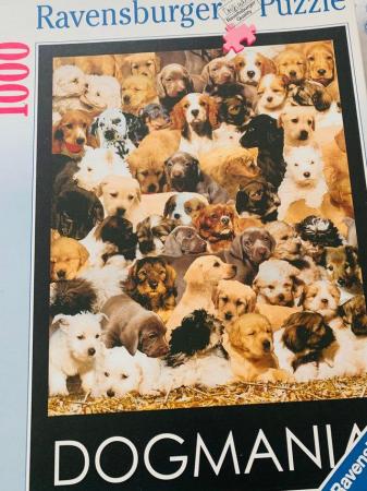 Image 1 of Ravensburger 1000 piece jigsaw puzzle for dog lovers