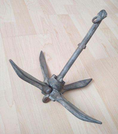 Image 2 of Small Vintage Folding Grapnel Anchor