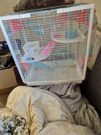 Image 1 of Hamster cage with everything needed