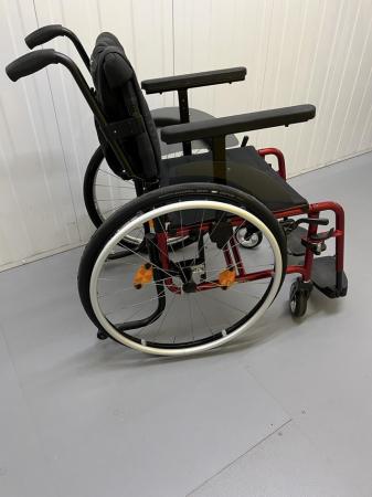 Image 1 of Kuschell Compact Folding Wheelchair & New Lightweight Wheels