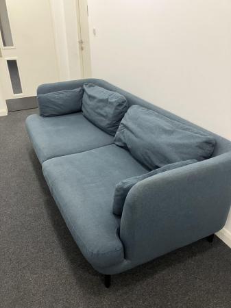 Image 2 of Free Sofa, 3 seater, Dark Blue
