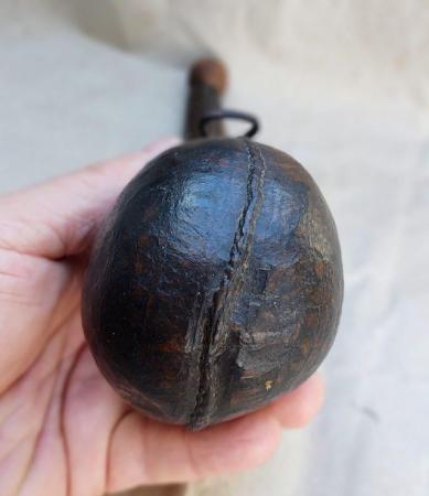 Image 2 of Early Antique 18/19th Century Powder Flask