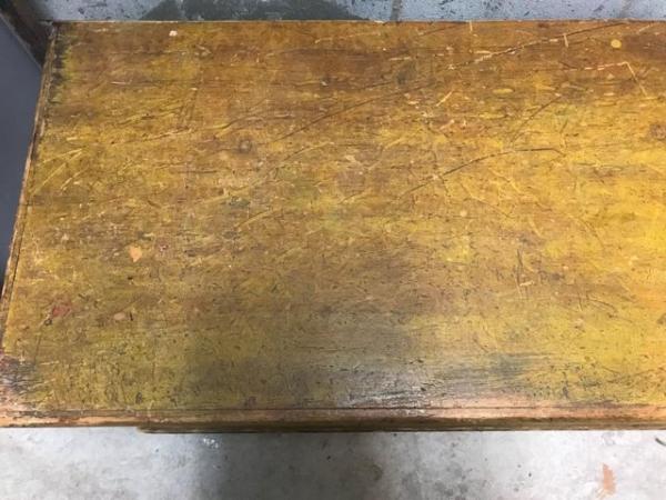 Image 4 of Antique scumbled wood bedding chest/toy box