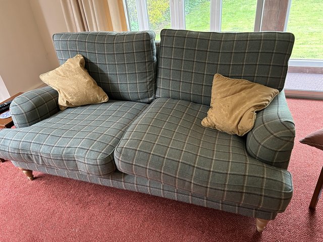 Preview of the first image of John Lewis Settee 5ft Tartan.