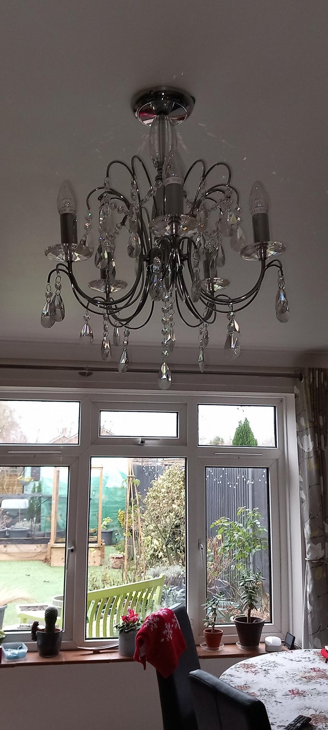 Preview of the first image of Beautiful Glass Chandelier.