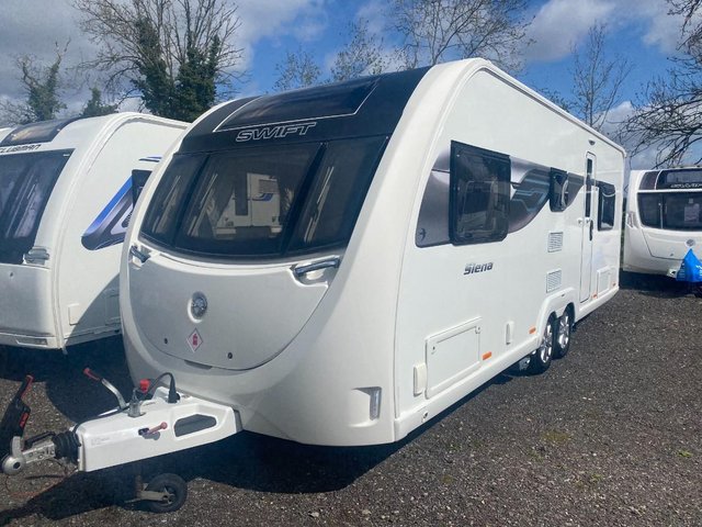 Preview of the first image of Swift Siena DD, 2019 (Reg'd 2020) 6 Berth Caravan.