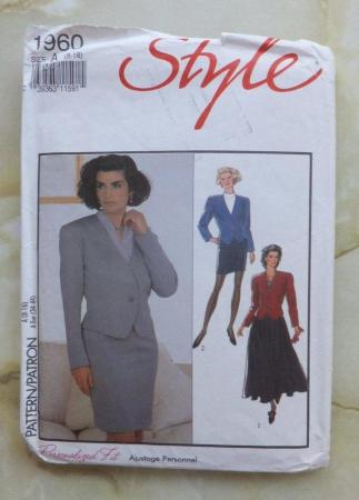 Image 1 of Style Jacket & Skirt Pattern 1960 - used once- size 10