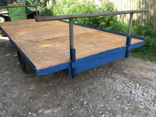 Image 7 of Flatbed Bale Trailer for Tractor Smallholding Harvest Hay