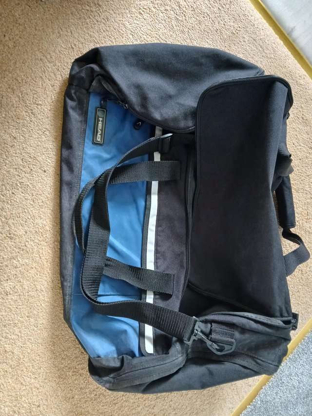 Holdall - Head - Black and Blue