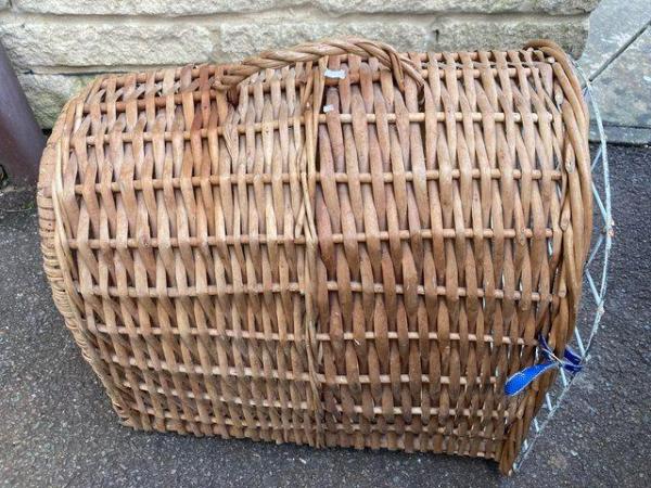 Image 4 of Woven Willow Cat Basket/Carrier